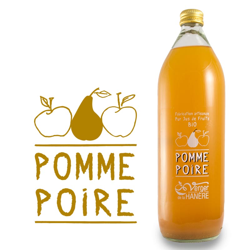Pur jus de pomme et poire des Pyrénées Orientales - bio et équitable